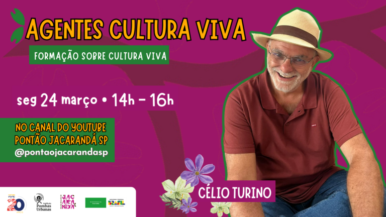 Live Agente Cultura Viva - Célio Turino